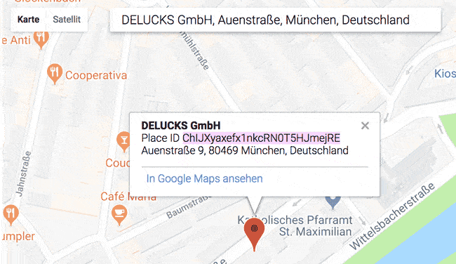google places id